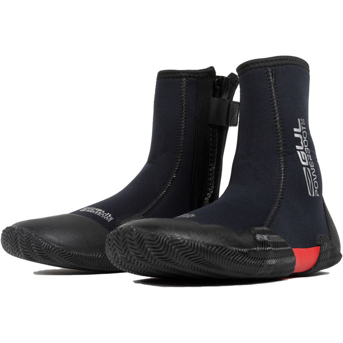 2024 Gul Junior 5mm Power Easy-Zip Stiefel Bo1307-b8 - Schwarz